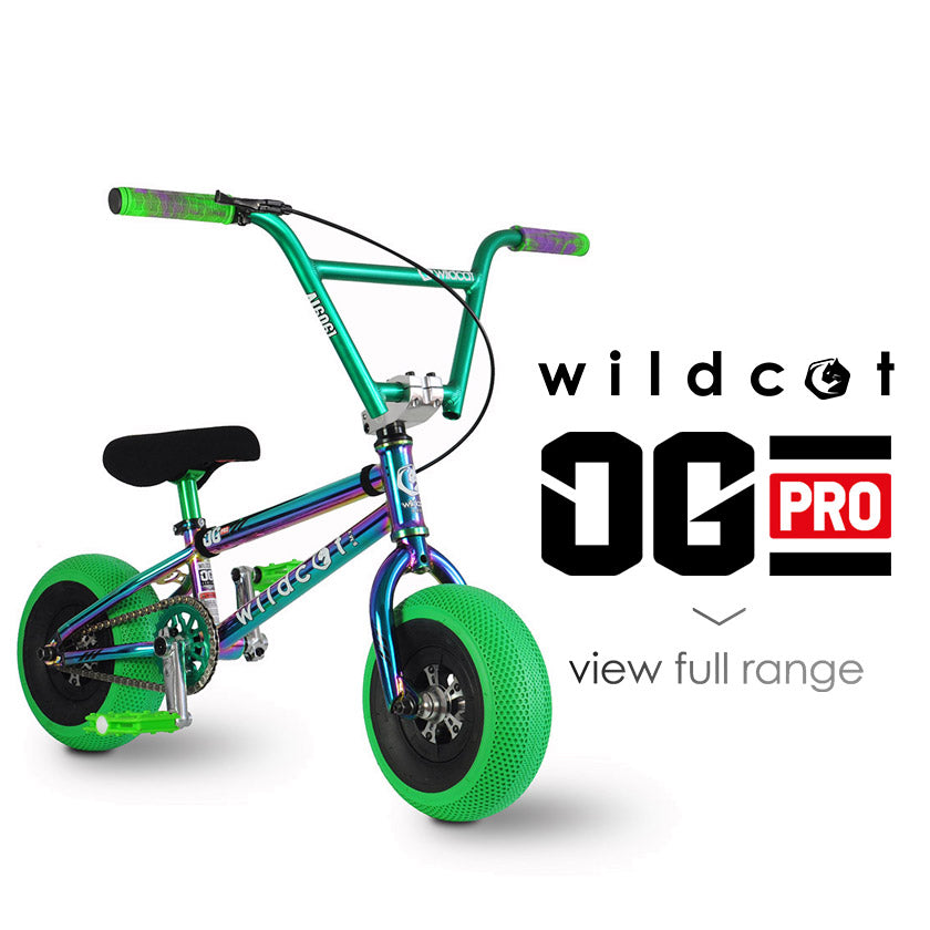 Wildcat Mini BMX OG Pro Series | Top of the range Wildcat Mini Bike. The bike that Ryan Williams of Nitro Circus fame rides