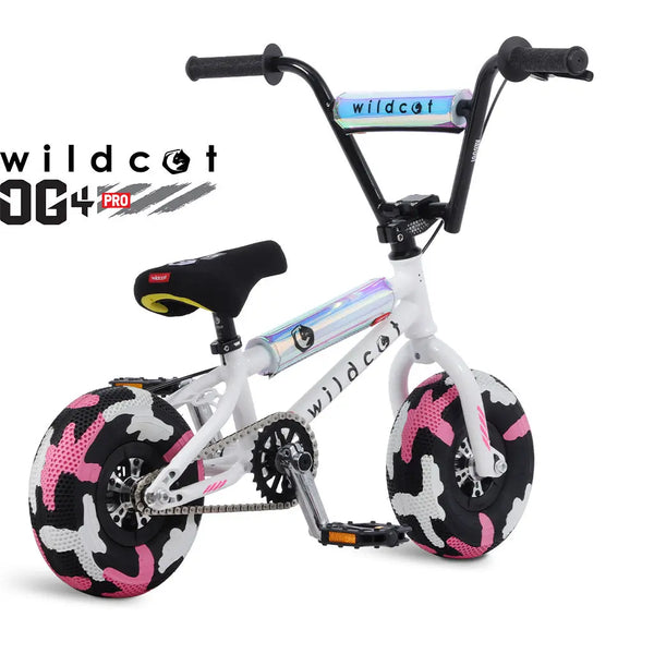 Wildcat Mini BMX OG4 Pro Series White Pink | Australias #1 Mini BMX ...