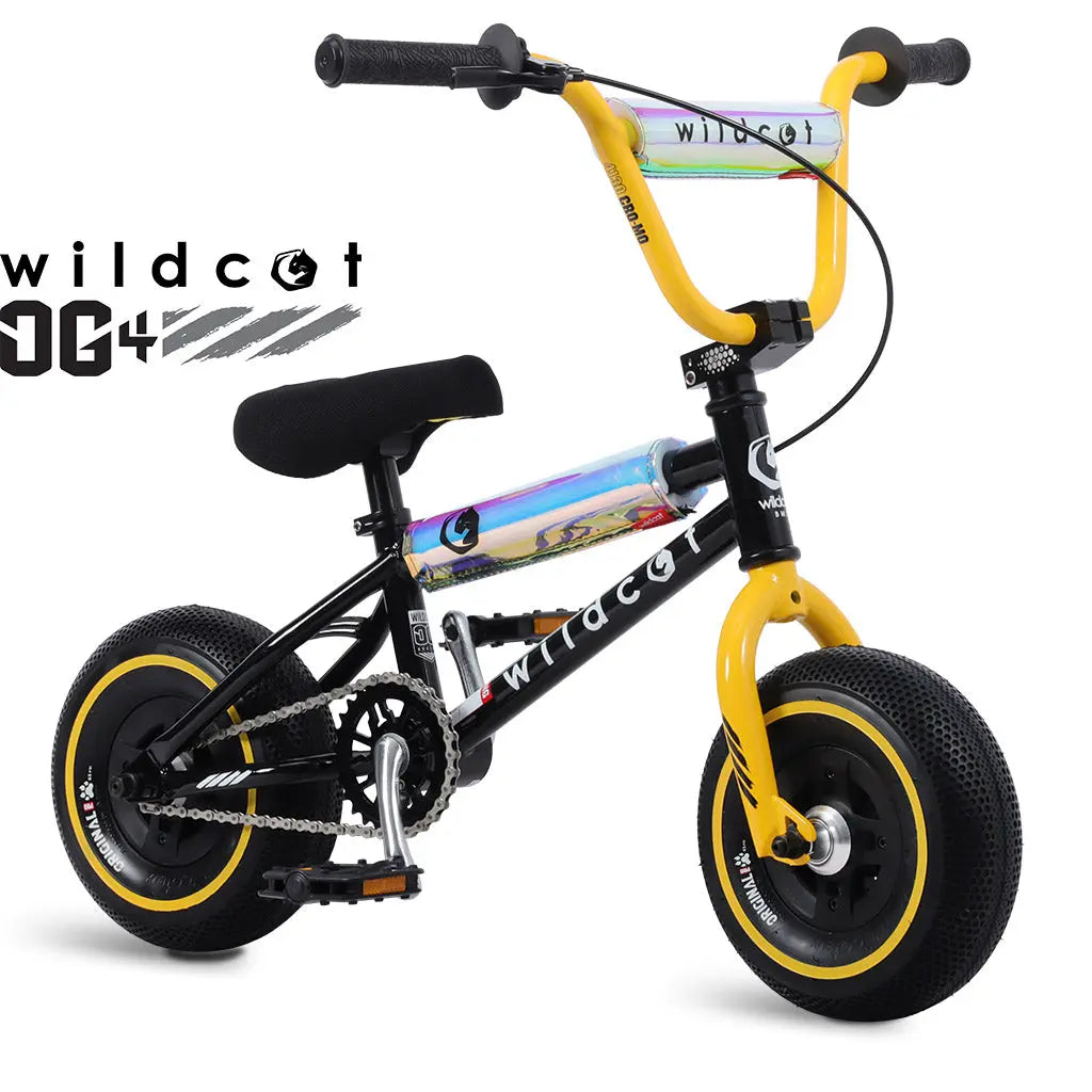 OG4A Yellow Wildcat Mini BMX