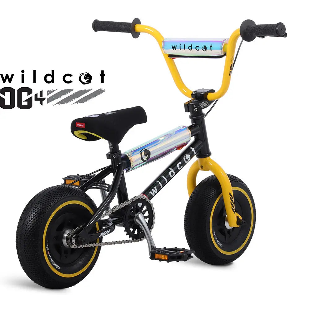 OG4A Yellow Wildcat Mini BMX