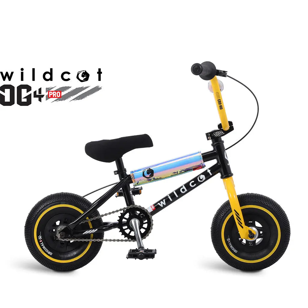 OG4A Yellow Wildcat Mini BMX