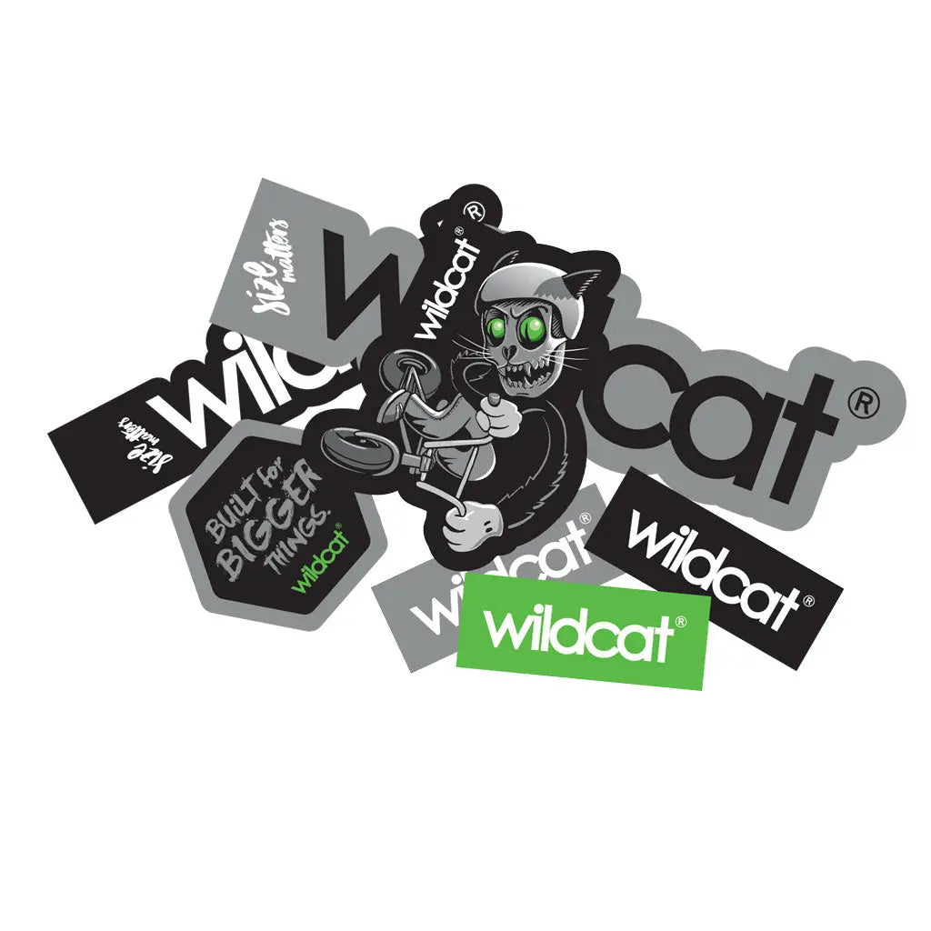 Peg, hat and sticker bundle Wildcat Bikes