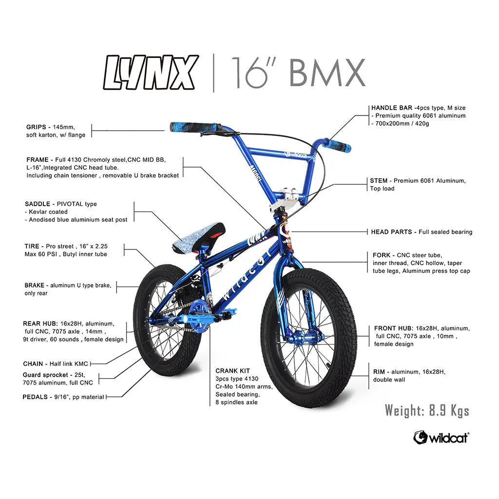 Australias #1 Mini Bmx Bike | Wildcat Bmx 16