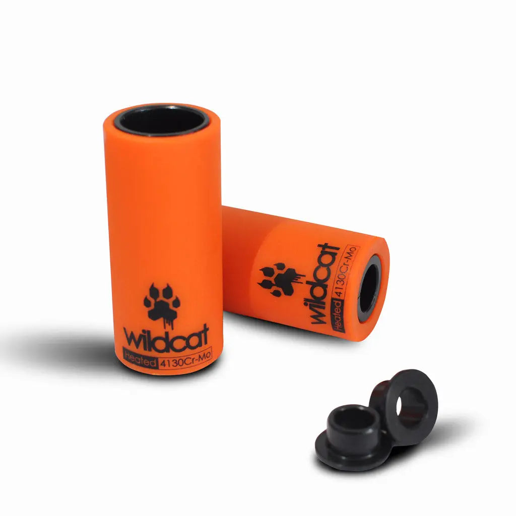 Orange 2025 bike pegs